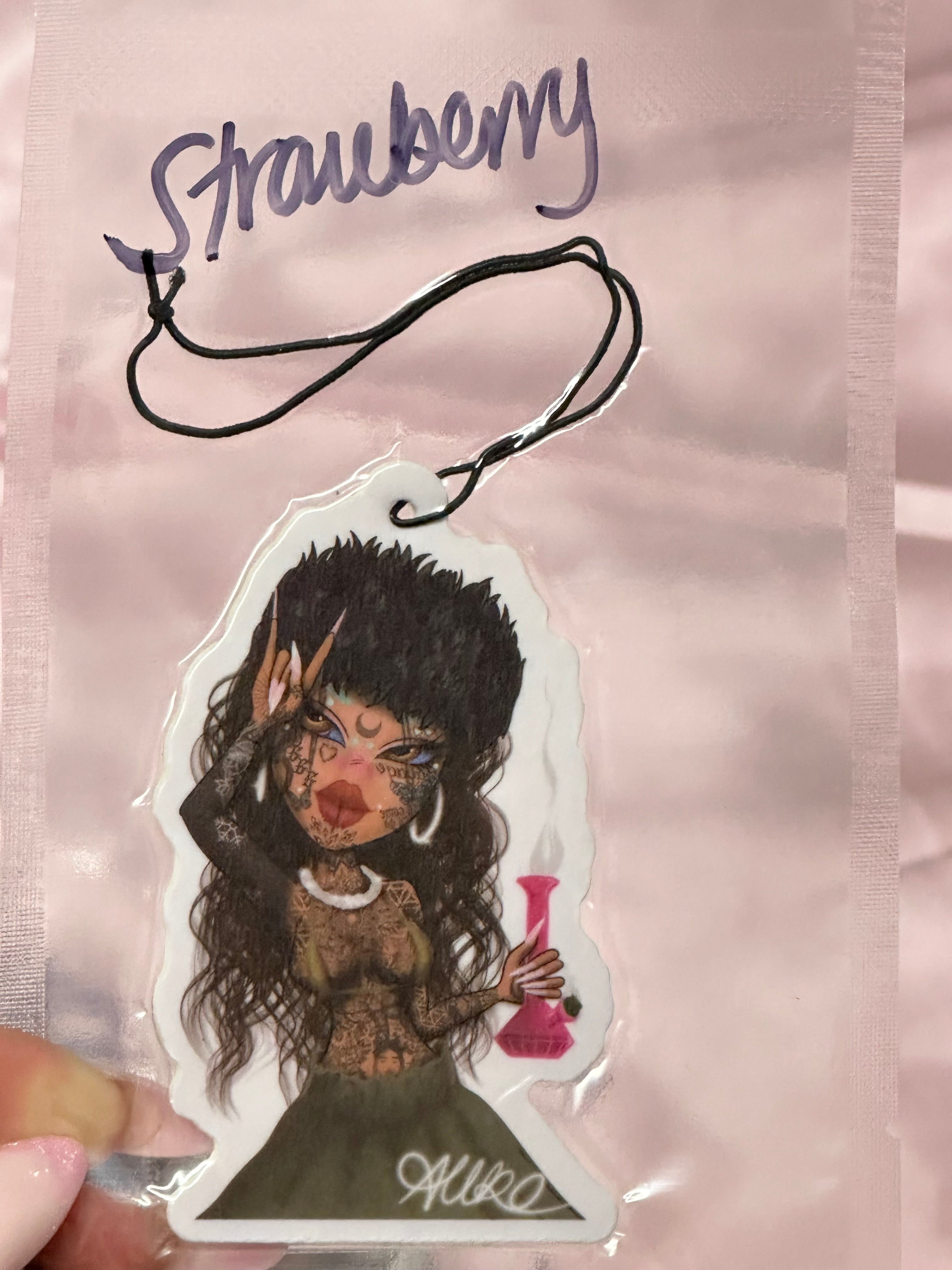‘ANIMATED AMBS’ AIRFRESHENER - STRAWBERRY SCENT