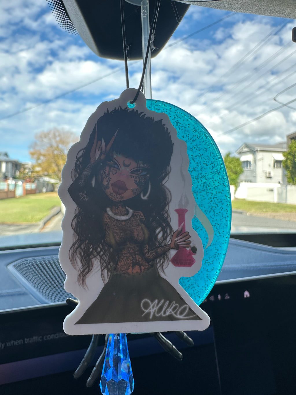 ‘ANIMATED AMBS’ AIRFRESHENER - STRAWBERRY SCENT