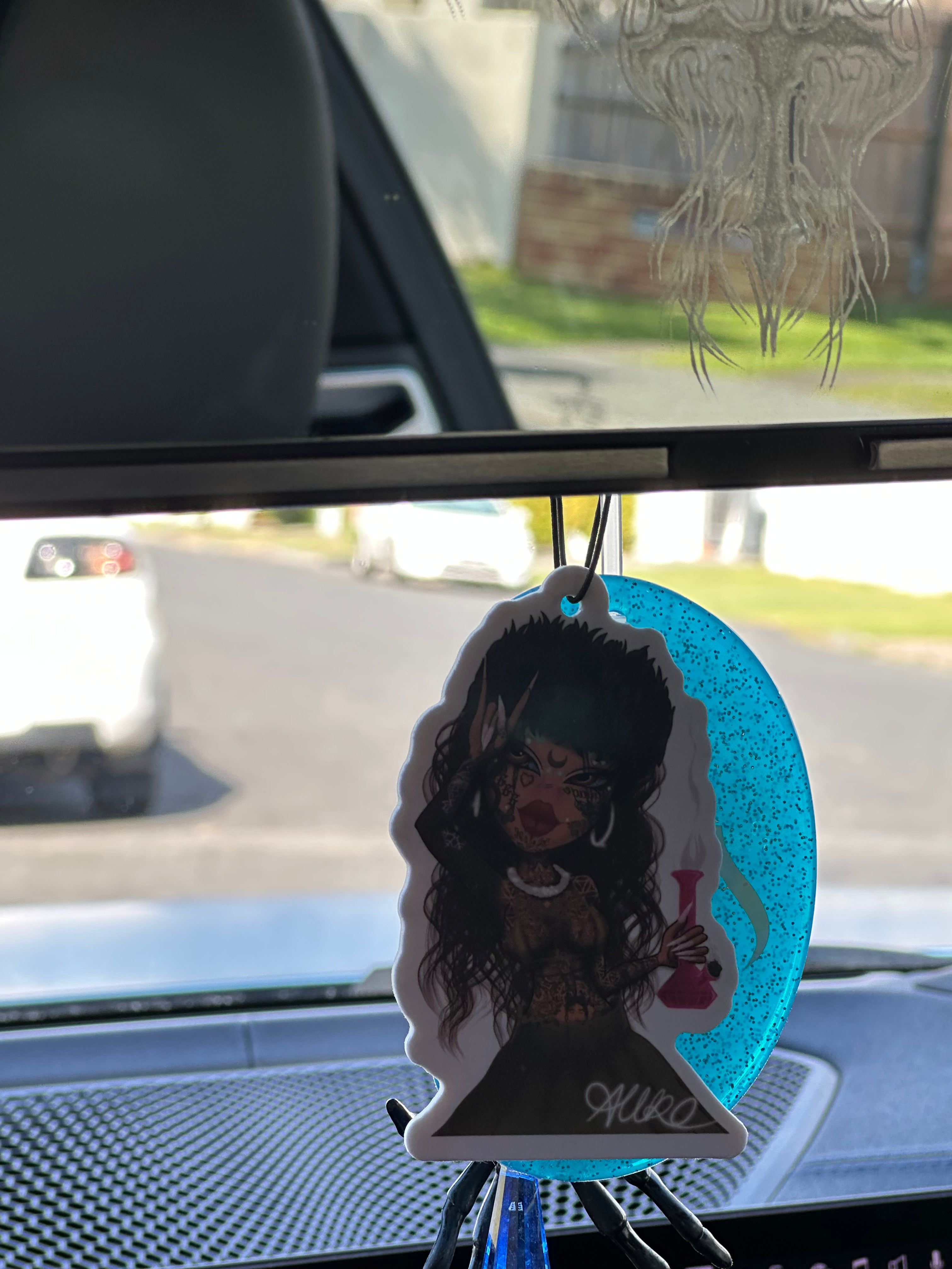 ‘ANIMATED AMBS’ AIRFRESHENER - BLK ICE SCENT