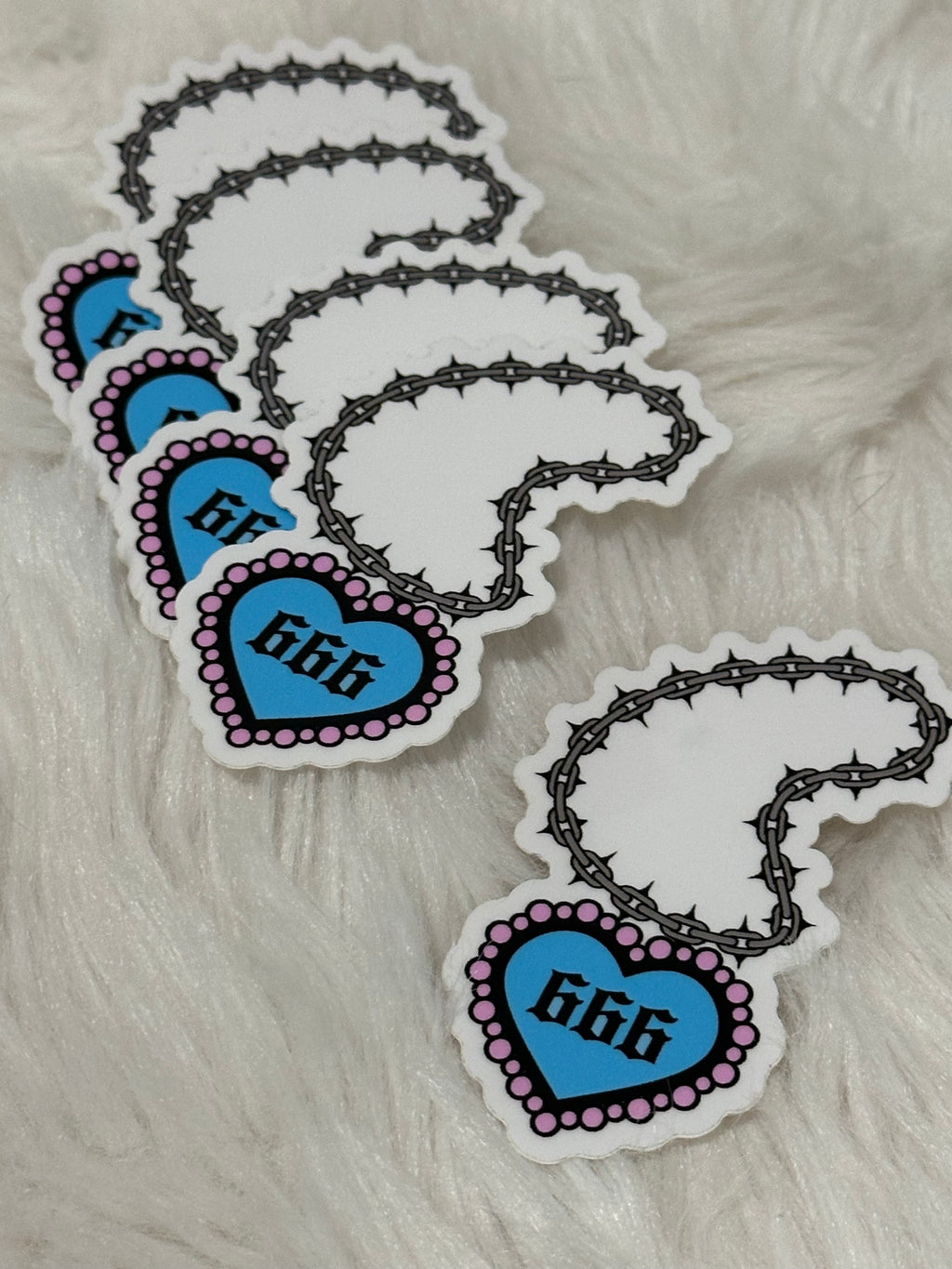 '666 CHAIN TATTOO' STICKER